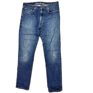 Eddie Bauer Size 34x34 Mens Jeans Slim Fit Stretch (Actual Inseam 33)